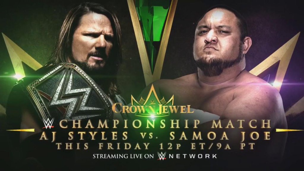 WWE CROWN JEWEL MATCH CARD AND PREDICTIONS TechnoWrestling